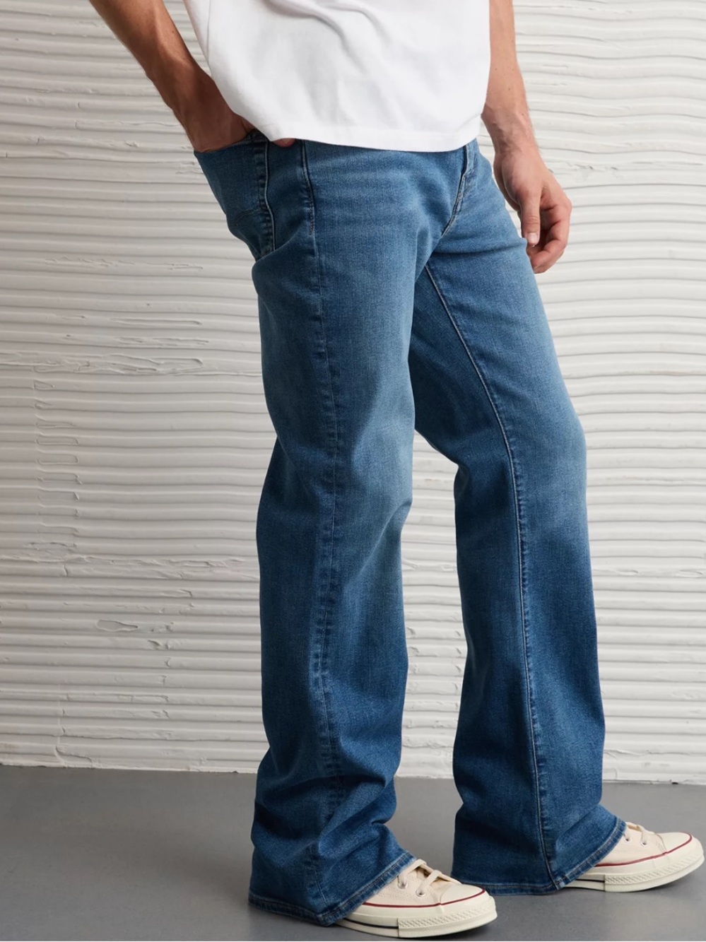 Men's Relaxed Fit Blue Jeans
